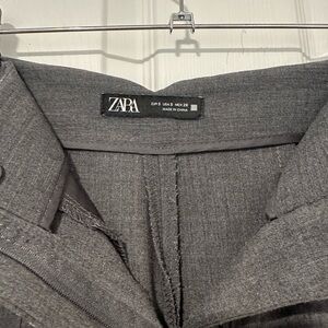 ZARA Dark Gray Tailored Trousers